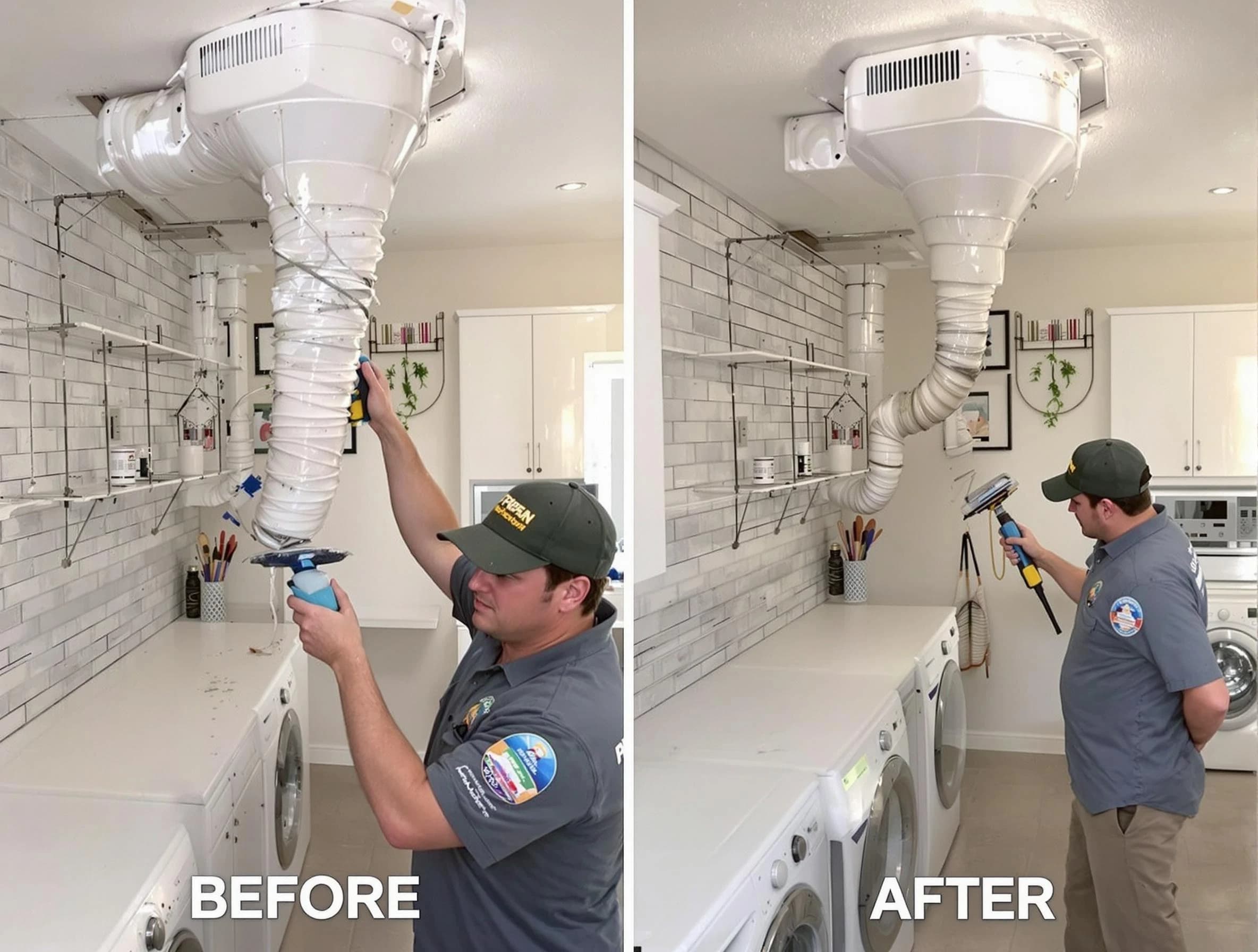 Professional dryer exhaust vent cleaning by Herriman Dryer Vent Cleaning in Herriman