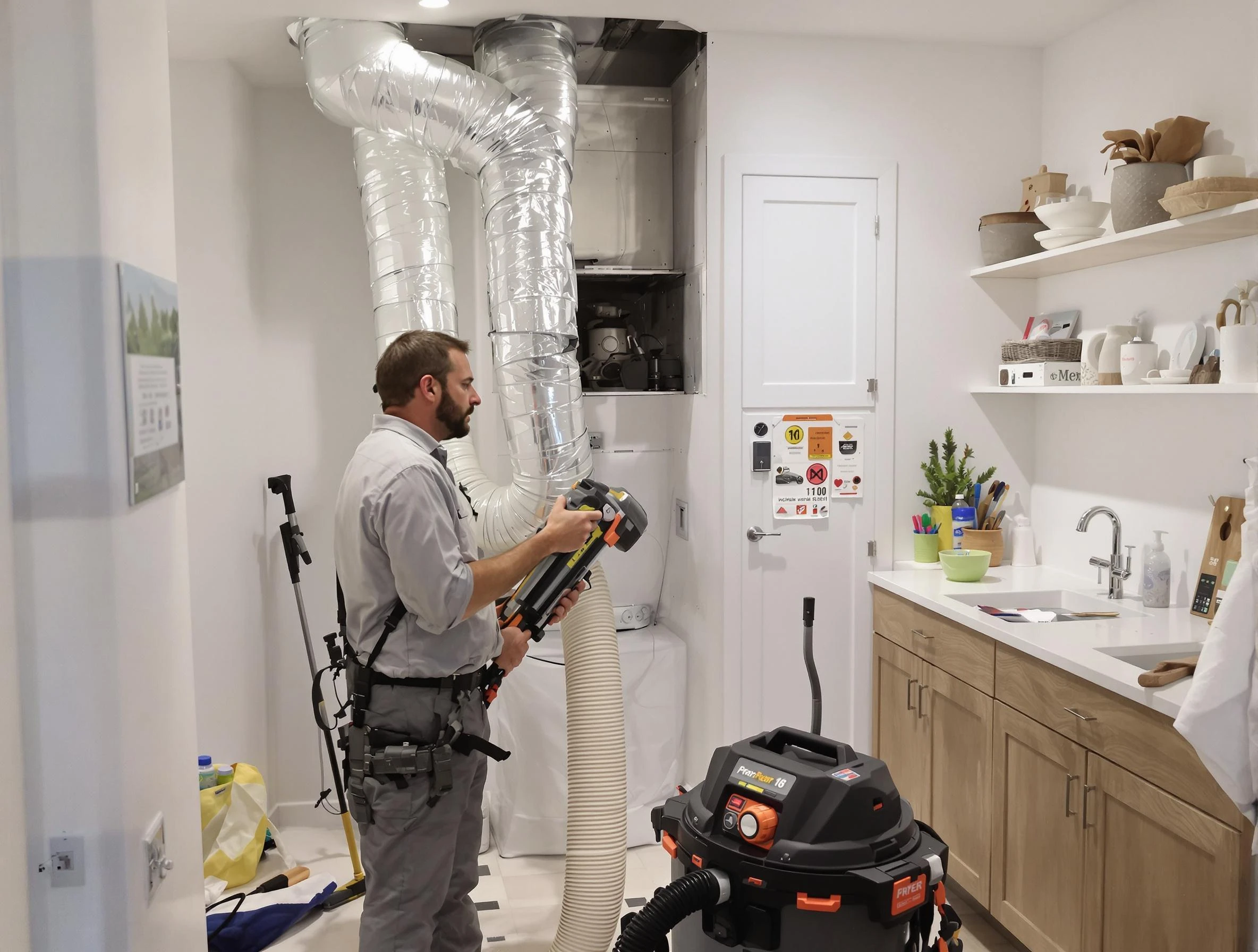 Clogged Dryer Vent Cleaning in Herriman