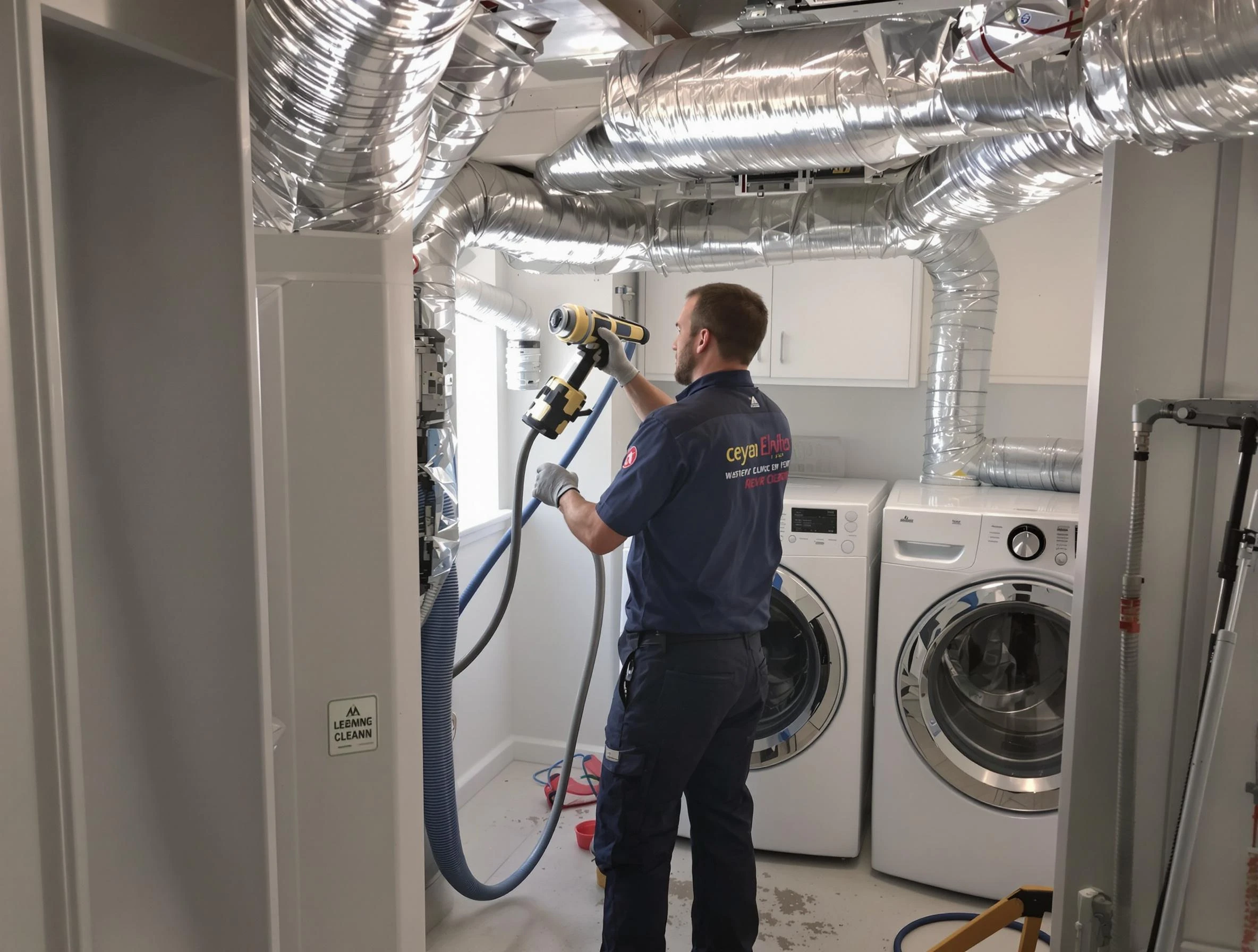 Herriman Dryer Vent Cleaning specialist using advanced equipment for thorough duct cleaning in Herriman